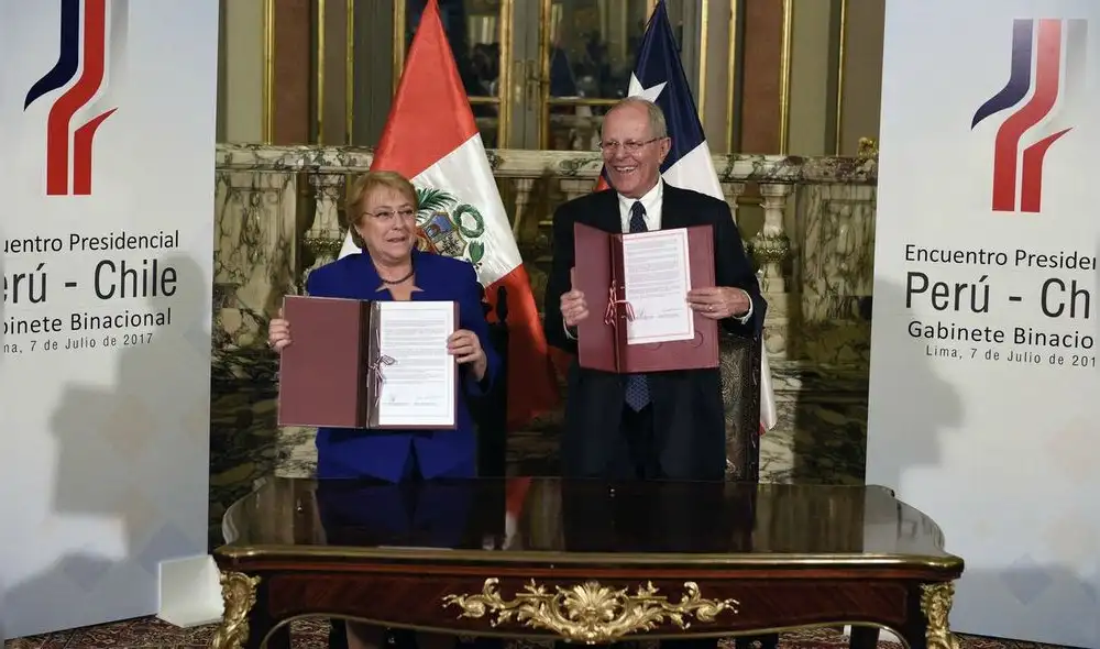 Gabinete Binacional: los 25 acuerdos de la Declaración de Lima suscrita por Perú y Chile Gabinete Binacional: los 25 acuerdos de la Declaración de Lima suscrita por Perú y Chile