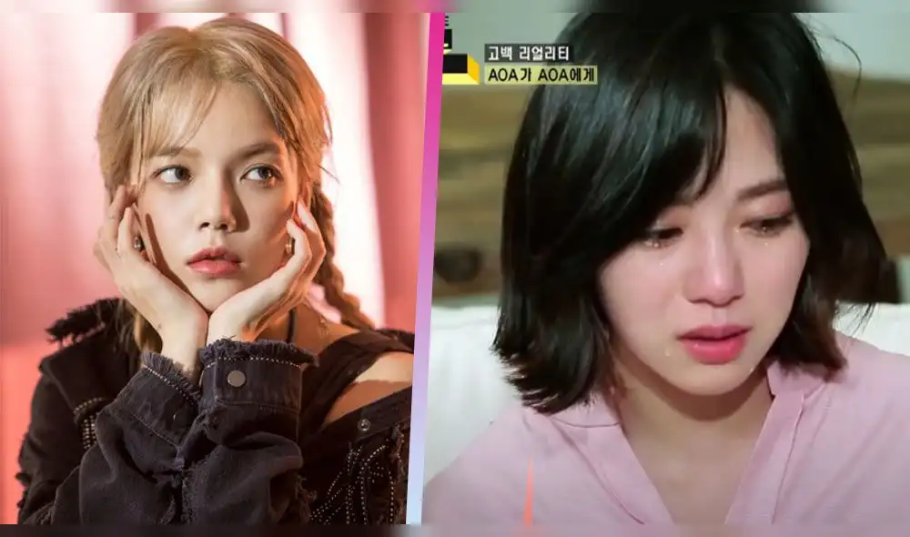 Jimin y Mina de AOA: videoclip con interacción entre ambas estrellas recorre las redes sociales. Foto: composición