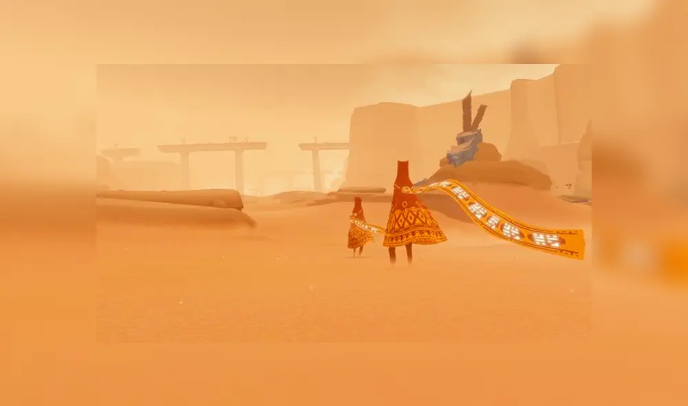 Journey es parte del pack de juegos gratis para PS4, que se podrán reclamar desde el 15 de abril.