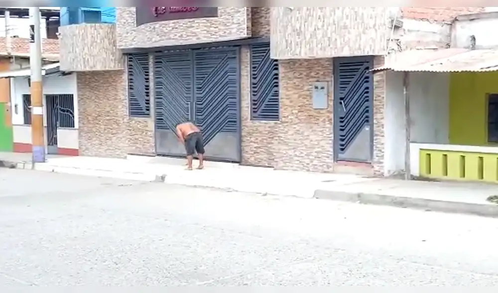 Este accionar no lo libró de ser multado por desacato a la autoridad e infringir el toque de queda.