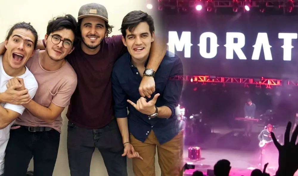 Morat brindó el segundo de sus conciertos en Perú el último 30 de noviembre. Foto: composición/Twitter/YouTube