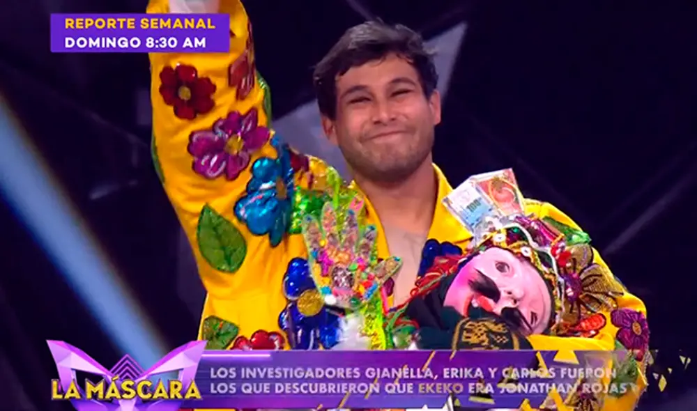 Animado, Rojas agradeció al público que lo aplaudía desde sus casas. (Foto: Captura Latina)