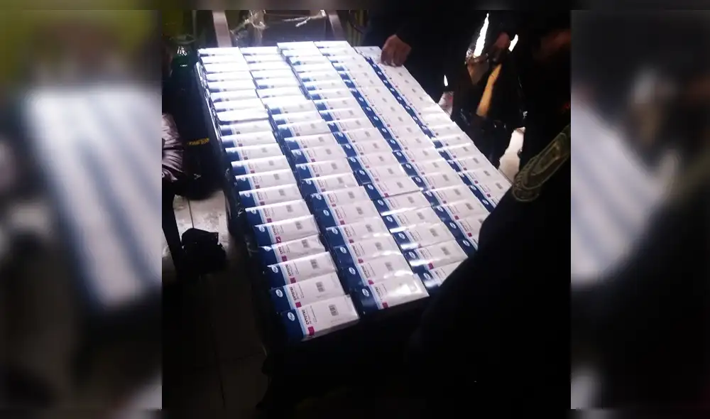 El valor de los medicamentos incautados asciende a 236 mil soles.