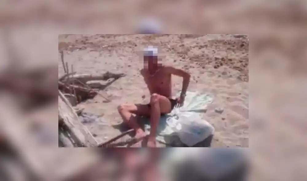 Repudio en Facebook por video de hombre que se masturbaba en la playa mirando a chica 