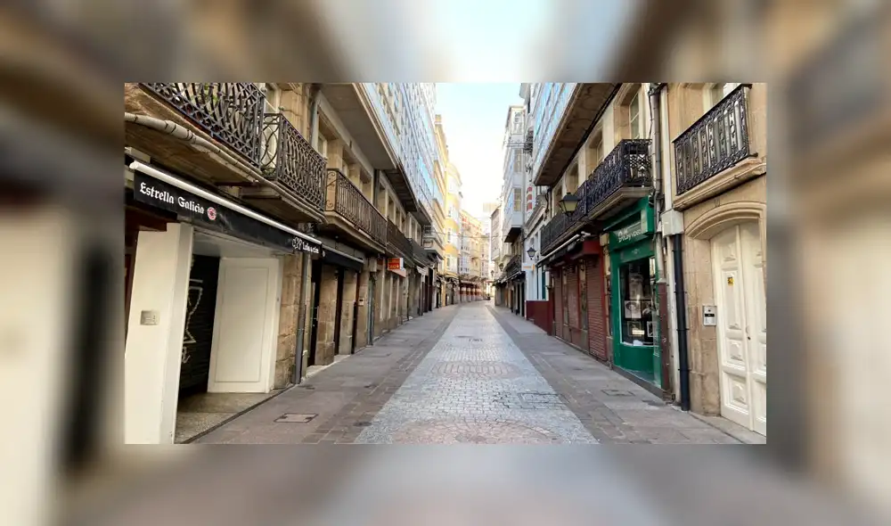 Usuarios colgaron fotografías de las calles vacías de España. (Foto: Twitter de Calle Barrera) Usuarios colgaron fotografías de las calles vacías de España. (Foto: Twitter de Calle Barrera)