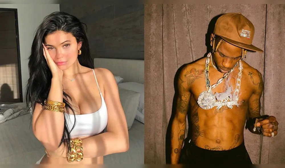 Kylie Jenner y Travis Scott son viral al posar desnudos para Playboy