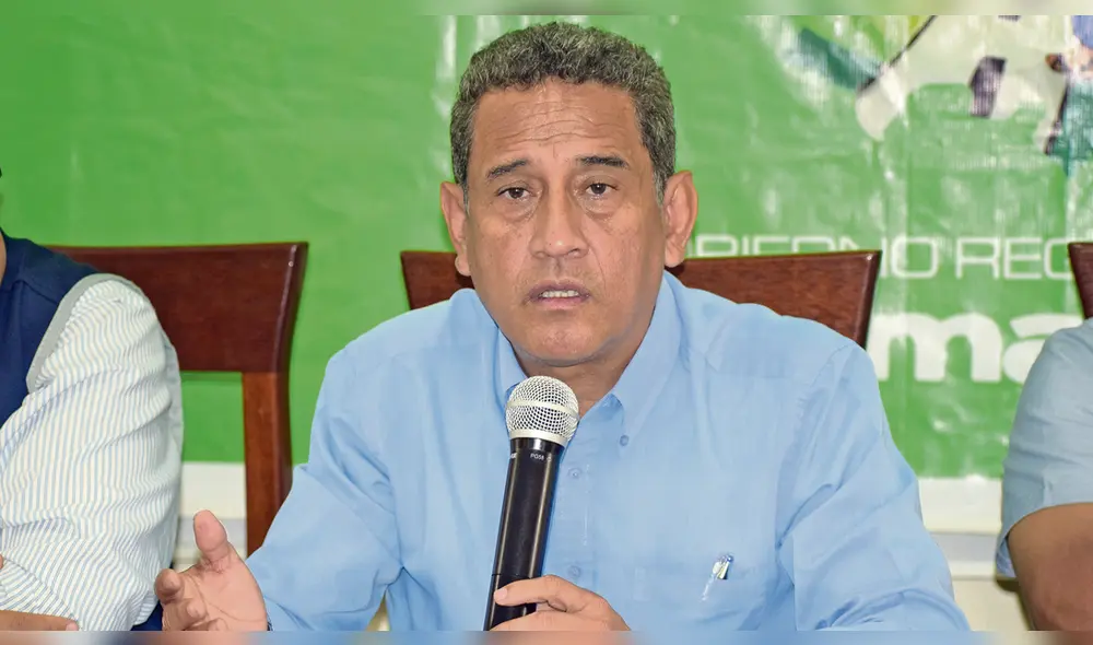 Calma. Gobernador regional de Cajamarca, Mesías Guevara, dijo que una vez instalado nuevo Congreso se deben dar los cambios.