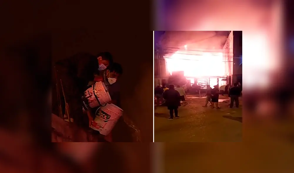 SJL: voraz incendio deja en la calle a anciano de 70 años en plena ...