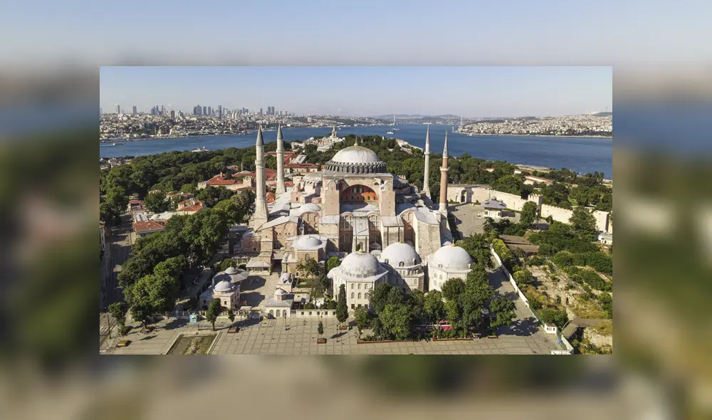 En medio de la polémica museo Santa Sofía de Turquía se transformará nuevamente en una mezquita. Foto: AFP.