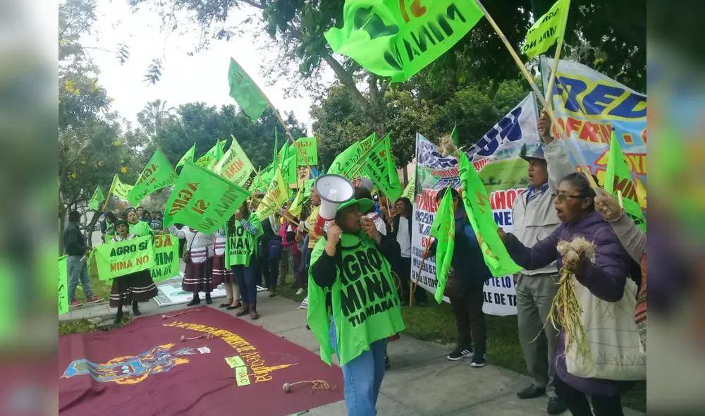 Arequipa: Aumenta tensión en el valle de Tambo por licencia de Tía María [VIDEOS]