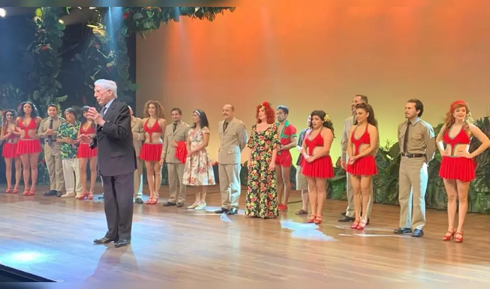 Mario Vargas Llosa tras musical de “Pantaleón": “Por fin pasó el susto”[FOTOS]