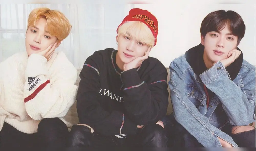 Deslise para ver más fotos de Jin, Jimin y Yoongi de BTS.