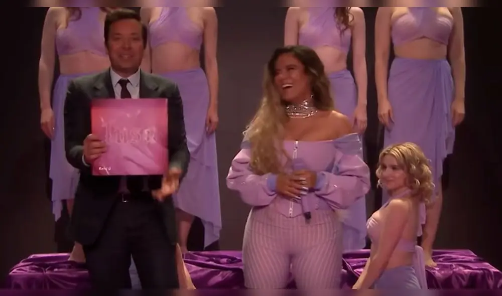 Karol G, Tusa, Jimmy Fallon, Nicki Minaj Karol G, Tusa, Jimmy Fallon, Nicki Minaj