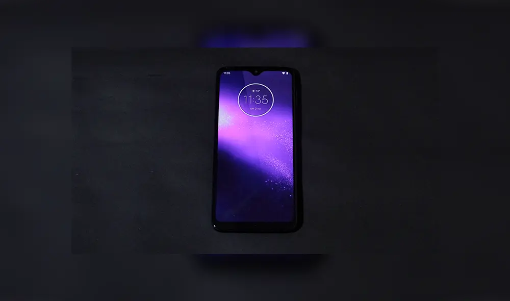 Pantalla del Motorola One Macro. | Foto: Carol Larrain.