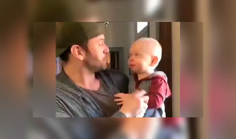 Desliza hacia la izquierda para ver el divertido momento de un padre enseña ‘beat box’ a su bebé y se hicieron viral en Facebook.