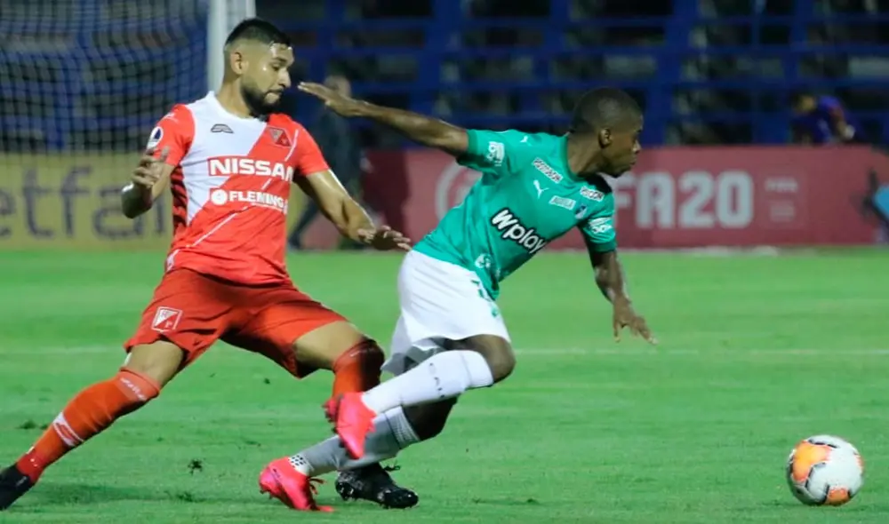 Deportivo Cali viene ganando 1-0 a River Plate por la Copa Sudamericana. Foto: APF
