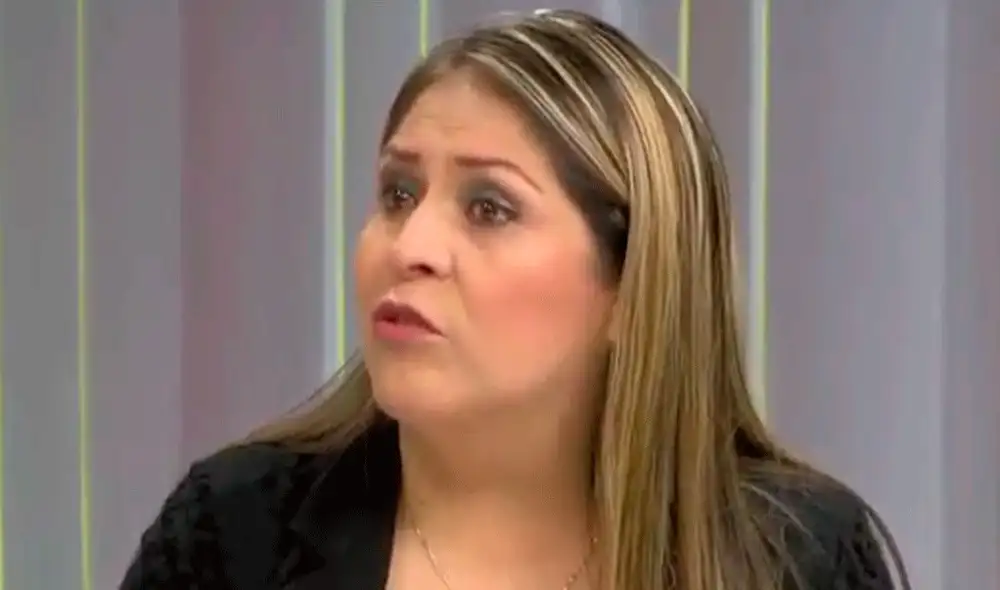 Yeni Vilcatoma al defenderse de las declaraciones de 'Goro'. Foto: captura Yeni Vilcatoma al defenderse de las declaraciones de 'Goro'. Foto: captura