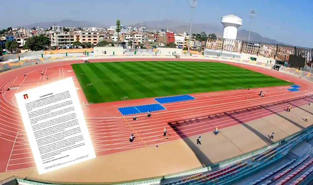 Atletismo rechazó que sede atlética de la Videna albergue partidos de la Liga 1. (FOTO: Prensa Lima 2019/Composición La República).