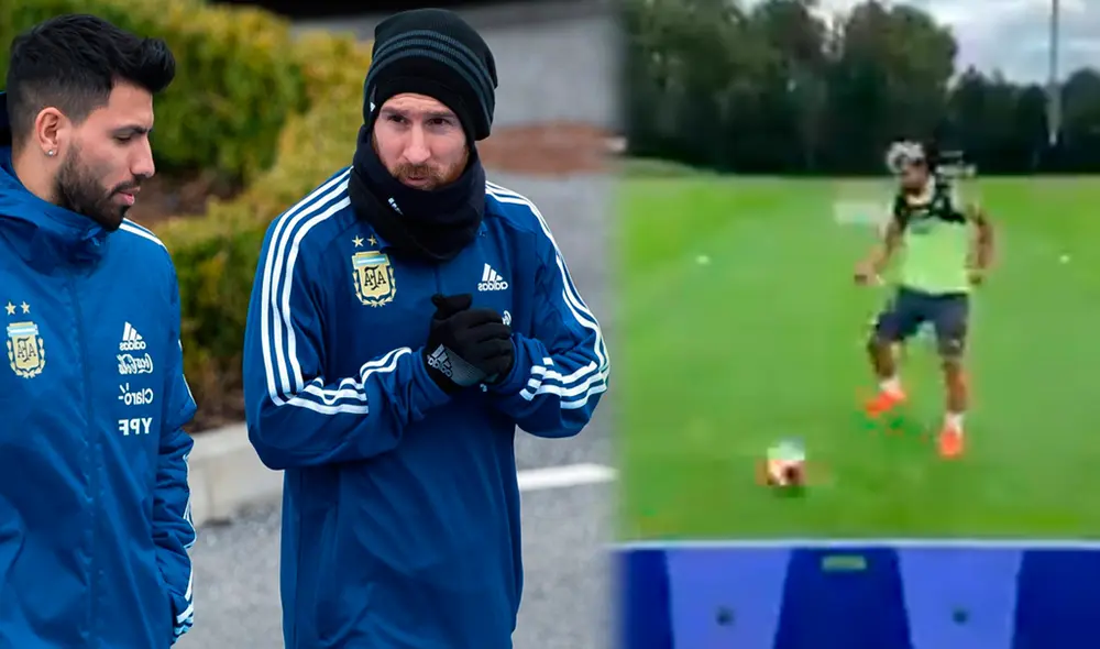 Sergio Agüero regresó a los entrenamientos en medio de rumores que acercan a su amigo Messi con el City. (FOTO: AFP/Composición La República). Sergio Agüero regresó a los entrenamientos en medio de rumores que acercan a su amigo Messi con el City. (FOTO: AFP/Composición La República).