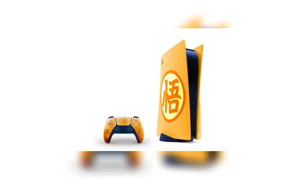 Así luciría la PS5 con los colores de Dragon Ball Super. Foto: Twitter