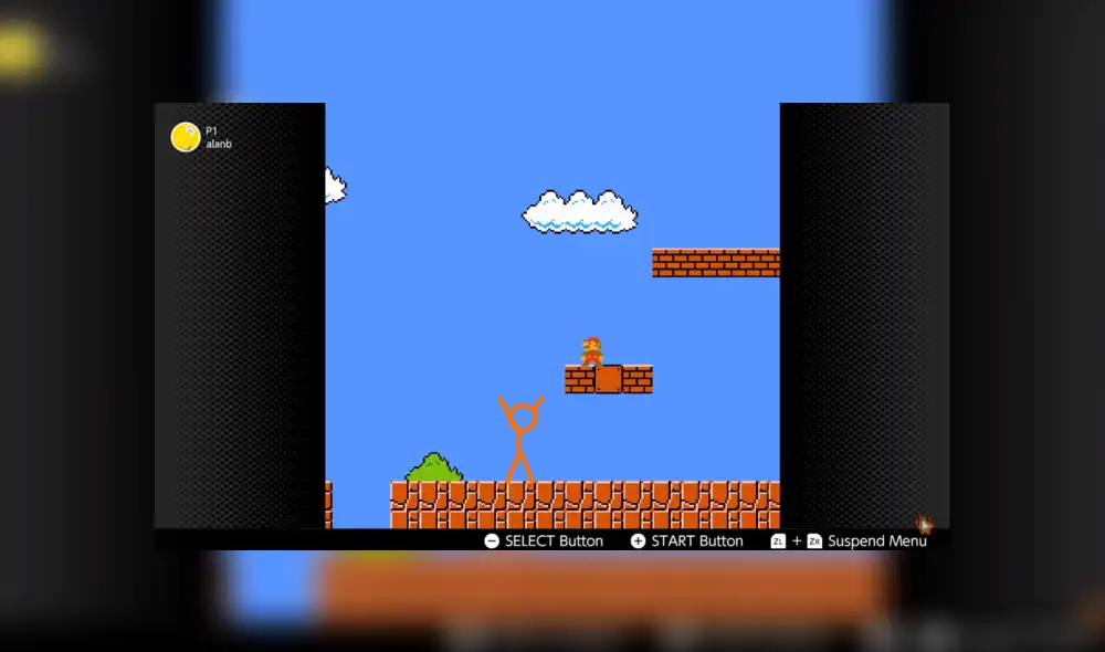 La intensa batalla entre Super Mario Bros y el 'muñeco de palitos'.
