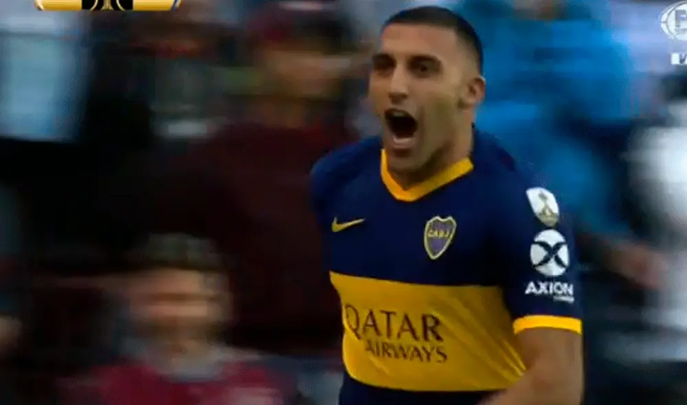 Ramón 'Wanchope' Ábila marcó el primer gol del Boca Juniors vs. Liga de Quito por la ida de los cuartos de final de la Copa Libertadores 2019. | Foto: Fox Sports
