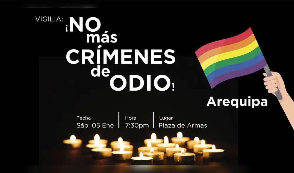 Arequipa: Realizarán vigilia por joven que fue asesinado por su padre por ser gay Arequipa: Realizarán vigilia por joven que fue asesinado por su padre por ser gay