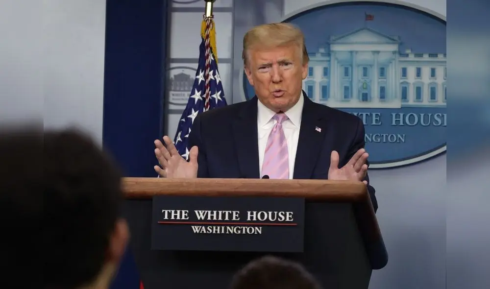 El presidente de Estados Unidos, Donald Trump, desde la Casa Blanca. Foto: AFP. El presidente de Estados Unidos, Donald Trump, desde la Casa Blanca. Foto: AFP.