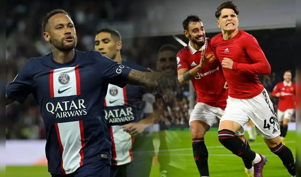 Revisa la programación de los principales partidos de hoy. Foto: composición LR/PSG/Manchester United Revisa la programación de los principales partidos de hoy. Foto: composición LR/PSG/Manchester United