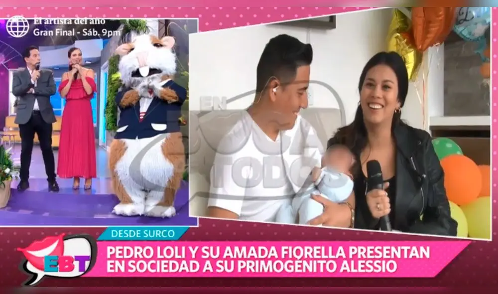  Pedro Loli y su novia conmueven al mostrar el rostro de su bebé por primera vez