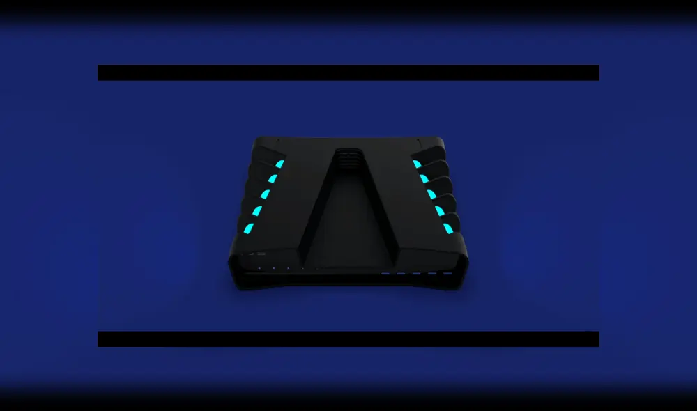 La primera foto de la PS5 con forma de 'V' se habría hecho pública.