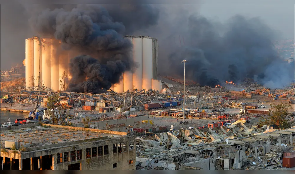 La explosión en Beirut ha provocado colapso en los hospitales. Foto: EFE. La explosión en Beirut ha provocado colapso en los hospitales. Foto: EFE.