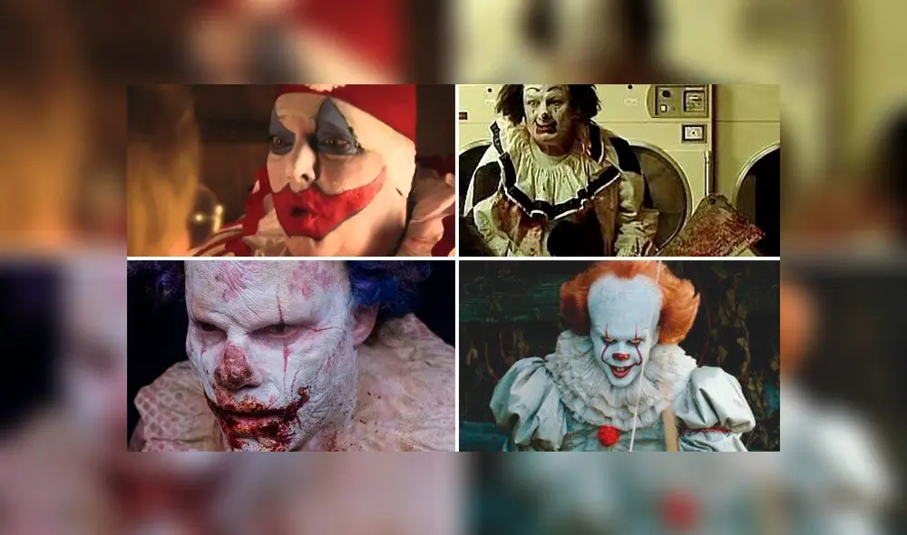 Una larga lista se suma a las películas de payasos asesinos. Créditos: Composición Una larga lista se suma a las películas de payasos asesinos. Créditos: Composición