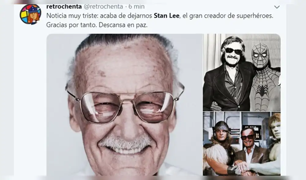 Fans reaccionan ante la muerte de Stan Lee, creador de Marvel [FOTOS]