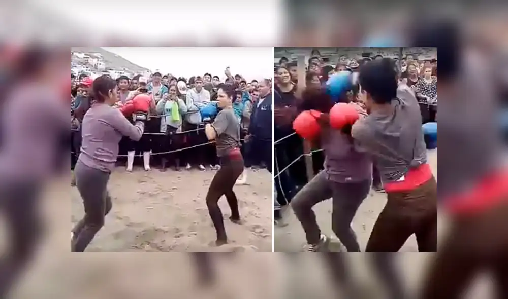 Facebook viral: increíble pelea de boxeo entre peruana y venezolana enfada a usuarios [VIDEO]