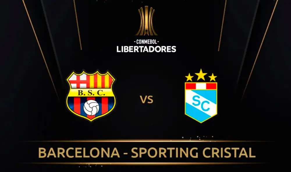 Sporting Cristal y Barcelona de Ecuador se medirán por el pase a la fase 3 de la Copa Libertadores. Foto: @Libertadores. Sporting Cristal y Barcelona de Ecuador se medirán por el pase a la fase 3 de la Copa Libertadores. Foto: @Libertadores.