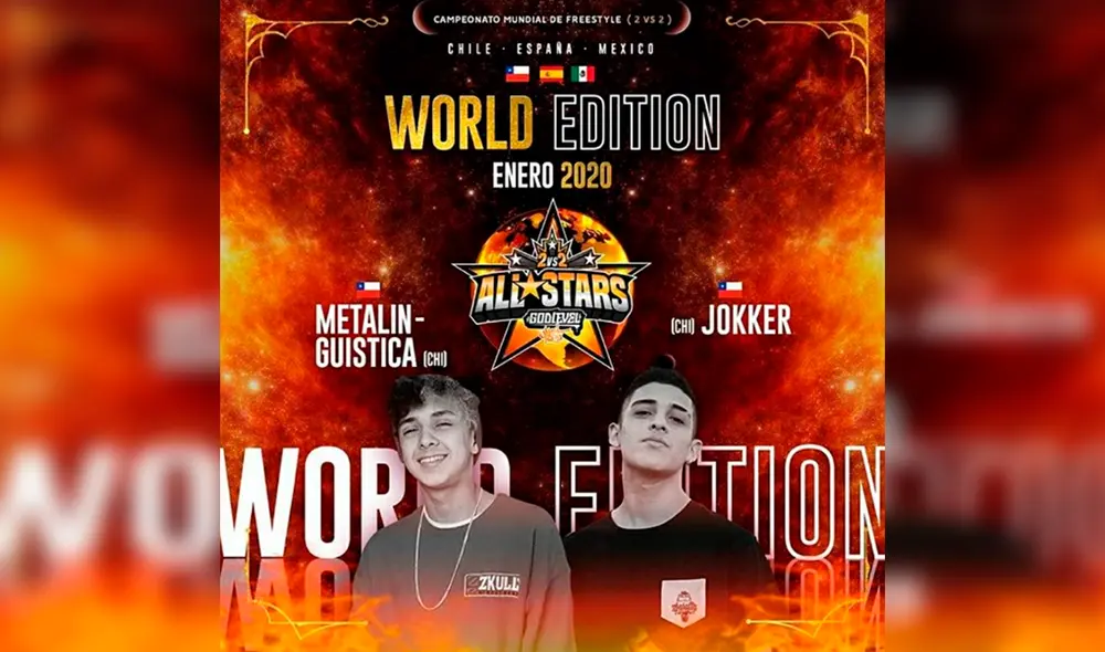 God Level 2020: Jokker y Metalinguística serán dupla para Chile God Level 2020: Jokker y Metalinguística serán dupla para Chile