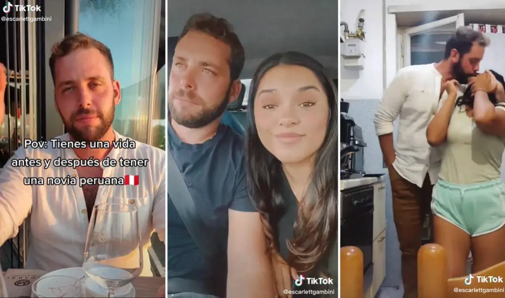 El video ha alcanzado las 300.000 reproducciones en TikTok. Foto: composición LR/captura de TikTok/@escarlettgambini