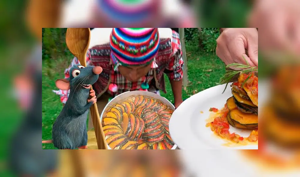 Desliza las imágenes para ver toda la preparación que hizo este cocinero peruano para cocinar el 'Ratatouile'. Foto: Cocinando con Aquiles/Facebook