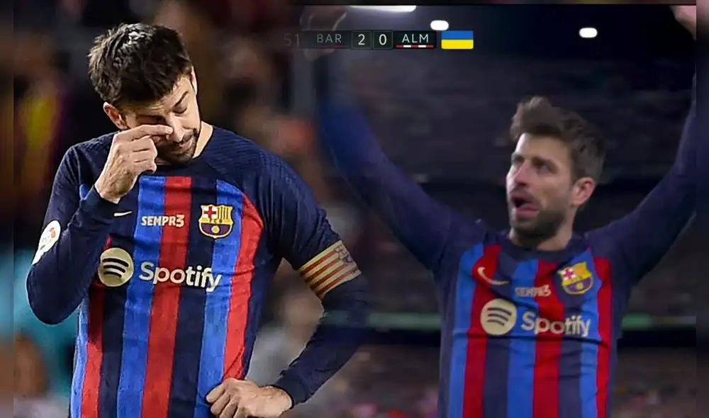 El central fue campeón del mundo con la selección española. Foto: composición LR/AFP/captura DirecTV Sports