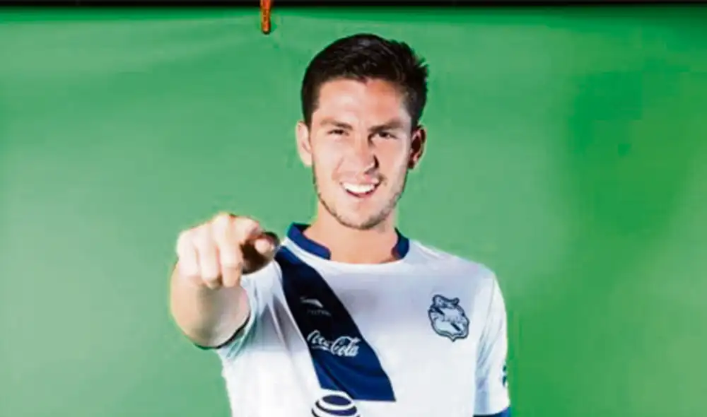 Decidido. Santiago Ormeño, jugador del Puebla de México, confesó que aceptaría un llamado a la selección.