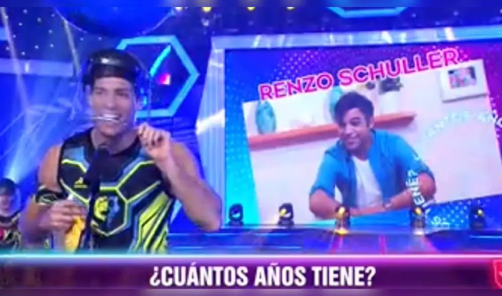 Patricio Parodi bromea con Gian Piero Díaz al recordarle a Renzo Schuller en Esto es guerra Patricio Parodi bromea con Gian Piero Díaz al recordarle a Renzo Schuller en Esto es guerra