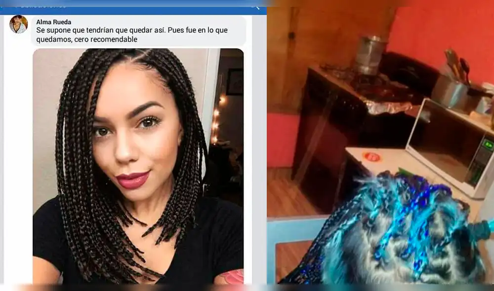  Facebook Viral: Deseaba unas "trenzas africanas" y le malograron el pelo [FOTOS]