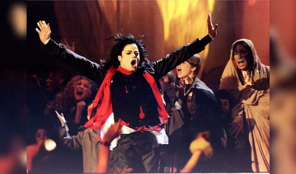 Michael Jackson en los Brit Awards 1996