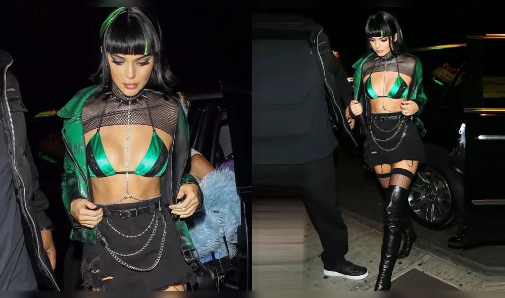 Kendall Jenner y los disfraces hot de Halloween. Fuente: Instagram