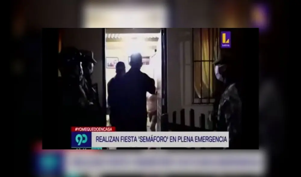 Cañete: detienen a asistentes de fiesta semáforo por desacatar toque de queda