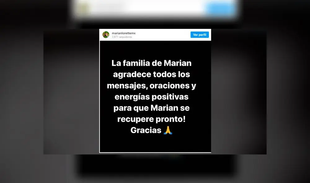Marian Lorette, concursante de 'La Voz Kids' México, se encuentra internada. Foto: Twitter