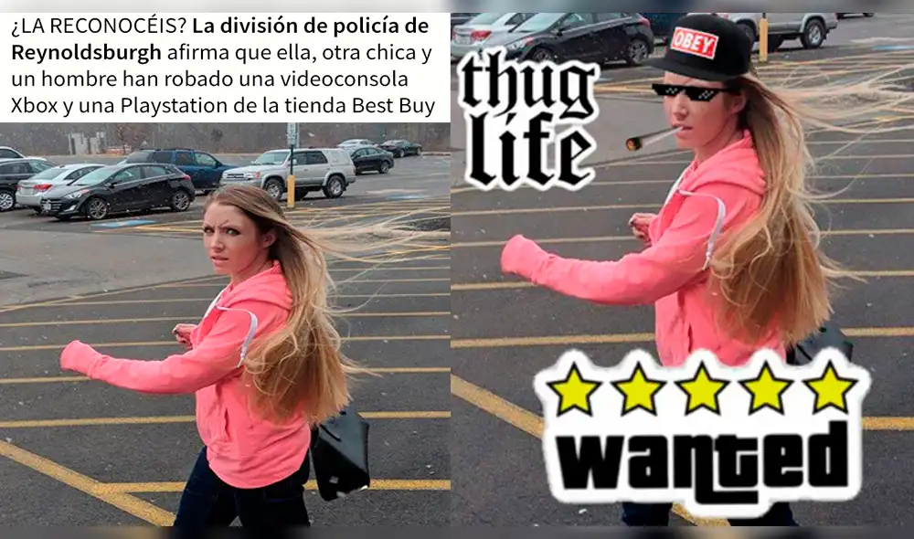 Twitter Viral: Piden ayuda para identificar ladrona y es presa del Photoshop [FOTOS]