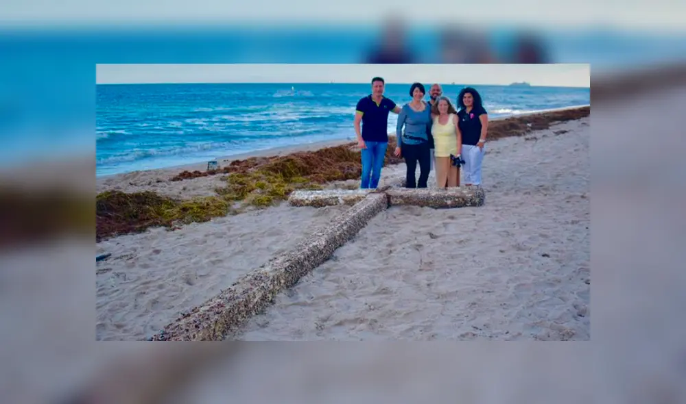 Facebook Viral: enorme cruz llega a playa de EE.UU. y miles piensan que es una señal divina [VIDEO]