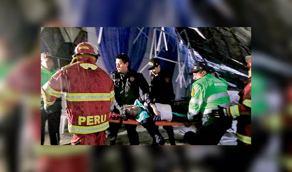 En Huancayo, derrumbe de techo deja seis muertos en fiesta patronal En Huancayo, derrumbe de techo deja seis muertos en fiesta patronal